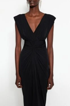 Trendyol Vrouwen Standaard Mouw V-hals Verschuiving Avond- & Galajurk 17 Trendyol Vrouwen Standaard Mouw V-hals Verschuiving Avond- & Galajurk -Trendsyol Winkel 800x1200 211