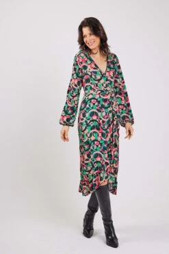 DIDI Dames Jersey Dress Jiva In Pink With Circle Of Life Print Maat 46 -Trendsyol Winkel 800x1200 249