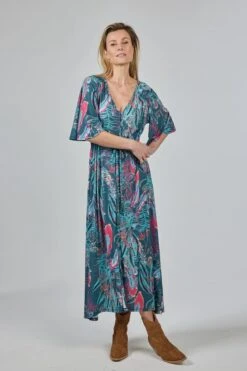 DIDI Dames Long Dress Lani Met Honolulu Print Maat 44 -Trendsyol Winkel 800x1200 255