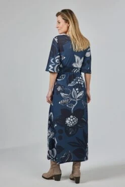 DIDI Dames Long Dress Lani Met Donkerblauwe Eyecandy XXL Print Maat 42 9 DIDI Dames Long Dress Lani Met Donkerblauwe Eyecandy XXL Print Maat 42 -Trendsyol Winkel 800x1200 266