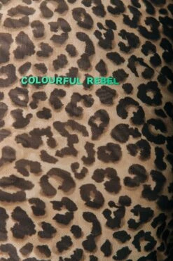 Colourful Rebel Neyo Leopard Mesh Turtleneck Top - L 12 Colourful Rebel Neyo Leopard Mesh Turtleneck Top - L -Trendsyol Winkel 800x1200 326