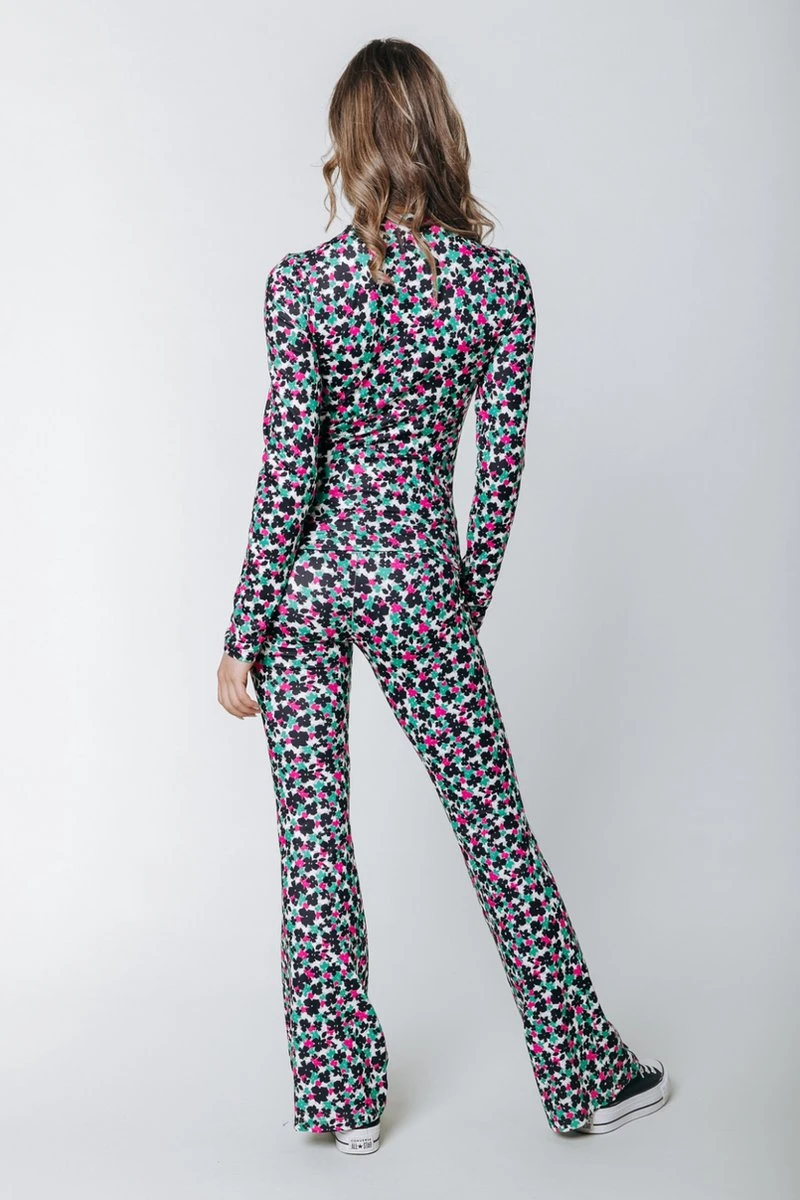 Colourful Rebel Neyo Cute Flower Peached Turtleneck Top - L 3 Colourful Rebel Neyo Cute Flower Peached Turtleneck Top - L - Afbeelding 2