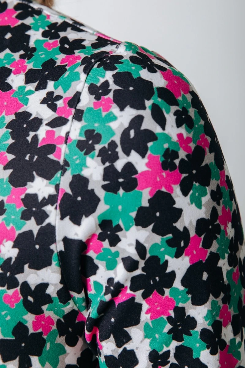 Colourful Rebel Neyo Cute Flower Peached Turtleneck Top - L 6 Colourful Rebel Neyo Cute Flower Peached Turtleneck Top - L - Afbeelding 5