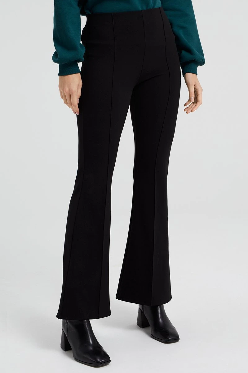 WE Fashion Dames Flared Legging 6 WE Fashion Dames Flared Legging - Afbeelding 4