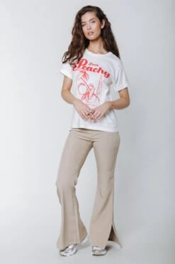 Colourful Rebel Tamar Slit Flare Pants- Maat L