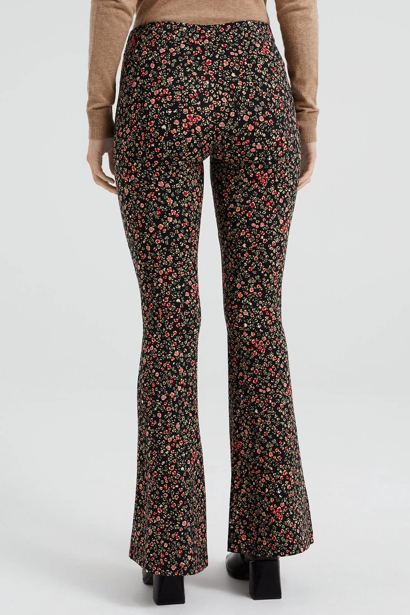 WE Fashion Meisjes Flared Legging Met Dessin 7 WE Fashion Meisjes Flared Legging Met Dessin - Afbeelding 5