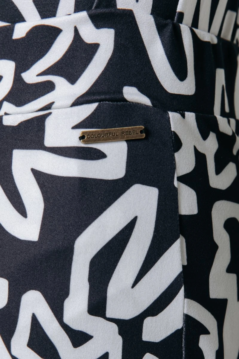 Colourful Rebel Marker Peached Extra Flare Pants - S 7 Colourful Rebel Marker Peached Extra Flare Pants - S - Afbeelding 5