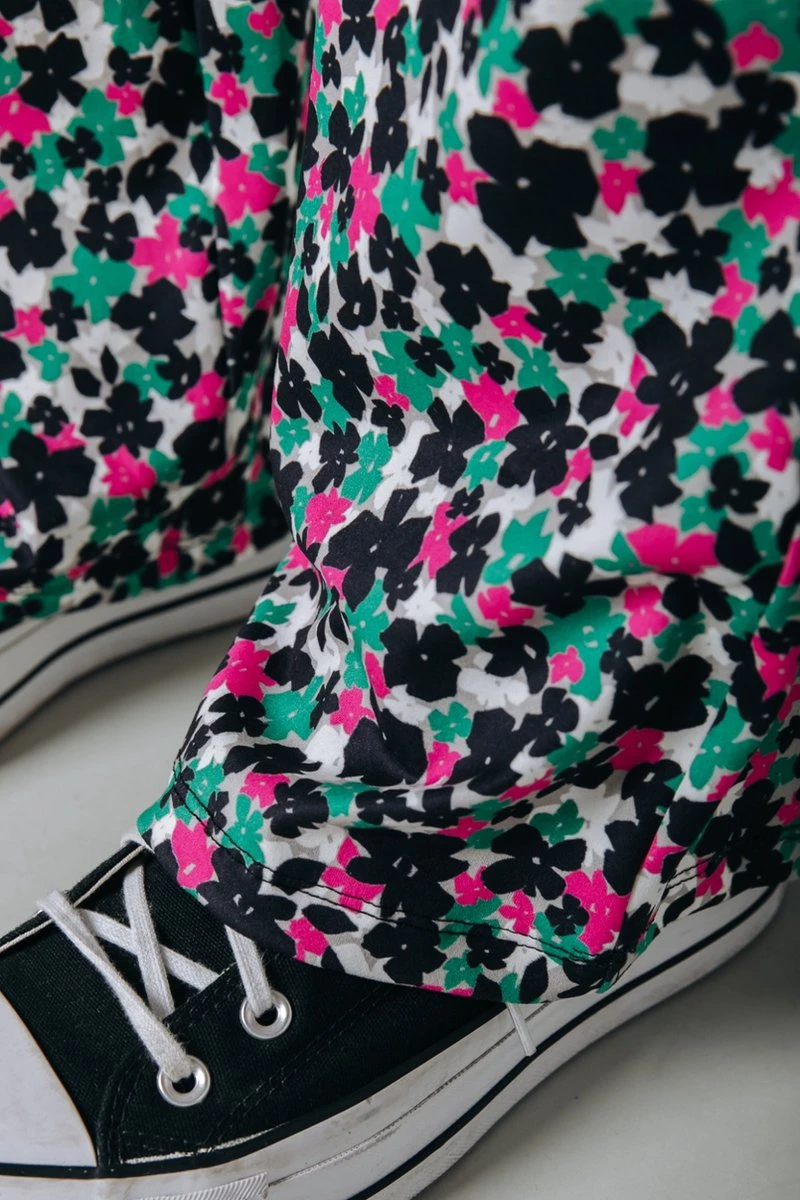 Colourful Rebel Cute Flower Peached Extra Flare Pants - M 7 Colourful Rebel Cute Flower Peached Extra Flare Pants - M - Afbeelding 5