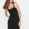 Trendyol Vrouwen Standaard Mouw Vierkante Kraag Bodycon Jurk -Trendsyol Winkel 800x1200 533