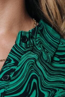 Colourful Rebel Sacha Liquid Paint Mini Shirt Dress - S -Trendsyol Winkel 800x1200 553