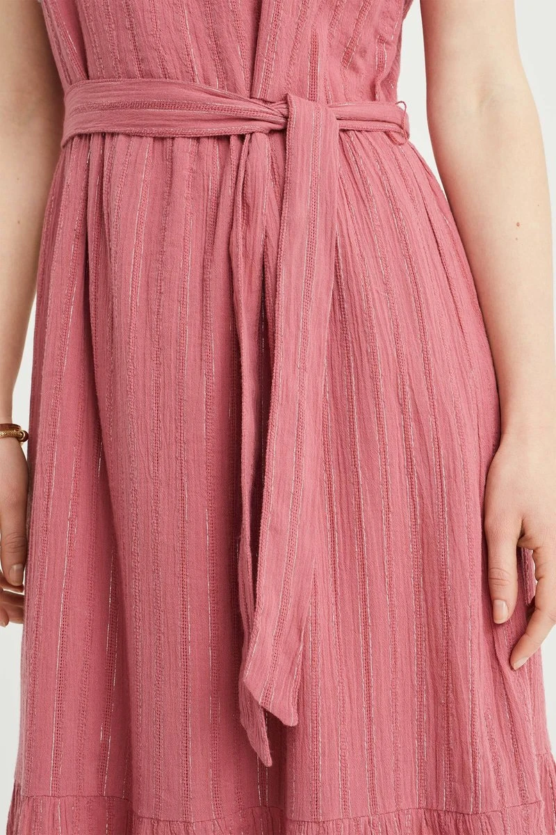 WE Fashion Dames Jurk Met Glittergaren 7 WE Fashion Dames Jurk Met Glittergaren - Afbeelding 5