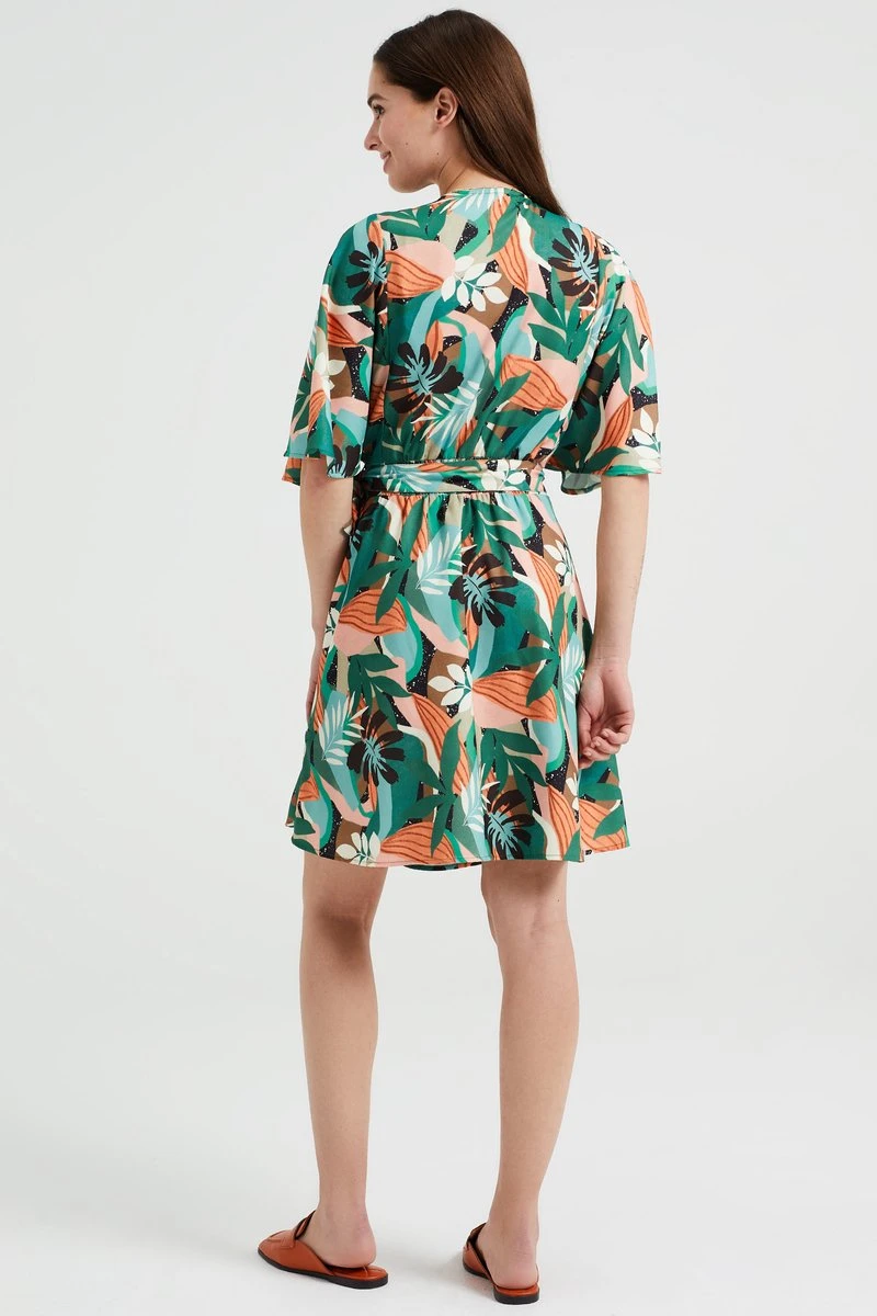 WE Fashion Dames Overslagjurk 4 WE Fashion Dames Overslagjurk - Afbeelding 2