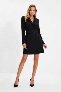 Trendyol Vrouwen Standaard Mouw Reverskraag Blazerjurk Jurk 17 Trendyol Vrouwen Standaard Mouw Reverskraag Blazerjurk Jurk -Trendsyol Winkel 800x1200 575