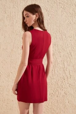 Trendyol Vrouwen Standaard Mouw Ronde Hals A-lijn Jurk 16 Trendyol Vrouwen Standaard Mouw Ronde Hals A-lijn Jurk -Trendsyol Winkel 800x1200 581