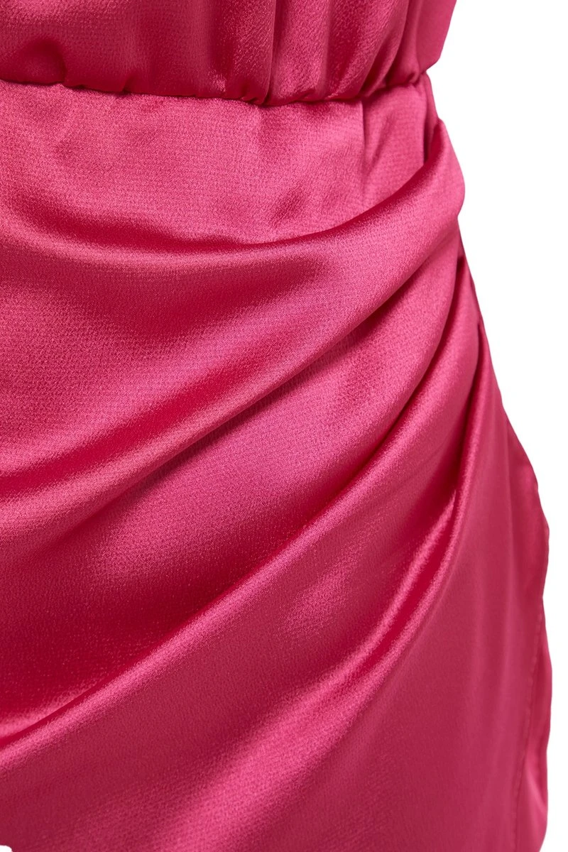 Trendyol Vrouwen Standaard Mouw Staande Kraag Omslag Jurk 10 Trendyol Vrouwen Standaard Mouw Staande Kraag Omslag Jurk - Afbeelding 8