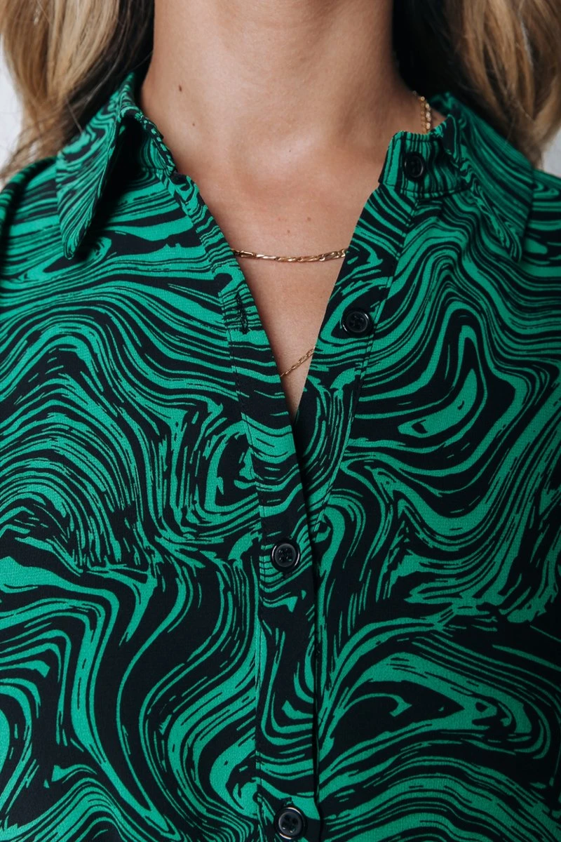 Colourful Rebel Sacha Liquid Paint Mini Shirt Dress - M 13 Colourful Rebel Sacha Liquid Paint Mini Shirt Dress - M - Afbeelding 11