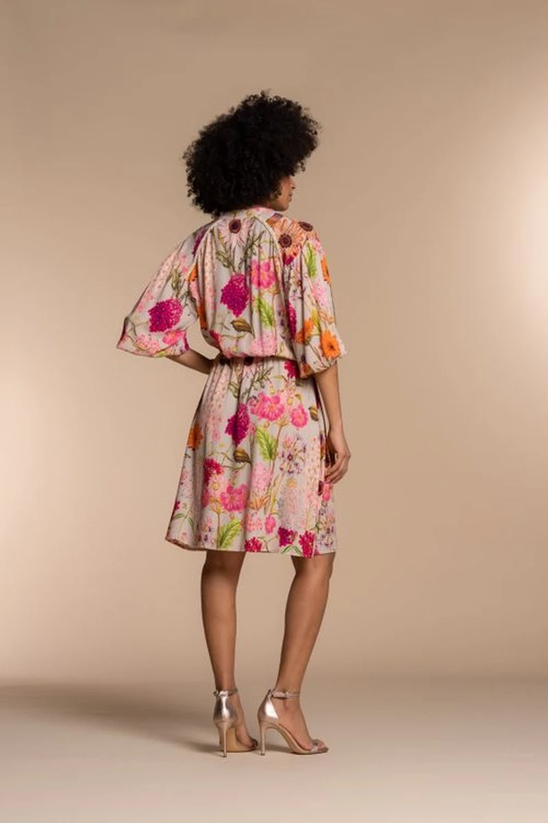 Geisha Dress 37137-20 Sand/Pink Combi 15 Geisha Dress 37137-20 Sand/Pink Combi - Afbeelding 13