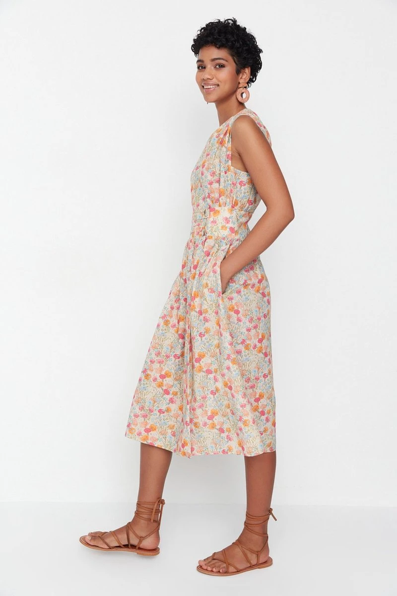 Trendyol Vrouwen Standaard Mouw Cache-coeur Schaatser Jurk 10 Trendyol Vrouwen Standaard Mouw Cache-coeur Schaatser Jurk - Afbeelding 8