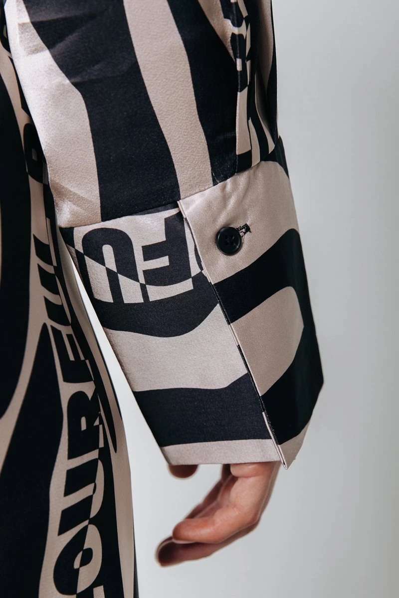 Colourful Rebel Lea Zebra Wrap Midi Dress- Maat S 7 Colourful Rebel Lea Zebra Wrap Midi Dress- Maat S - Afbeelding 5