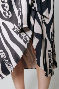 Colourful Rebel Lea Zebra Wrap Midi Dress- Maat S 29 Colourful Rebel Lea Zebra Wrap Midi Dress- Maat S -Trendsyol Winkel 800x1200 81