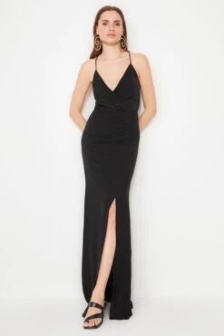 Trendyol Vrouwen Standaard Mouw Cache-coeur Verschuiving Avond- & Galajurk -Trendsyol Winkel 800x1200 91