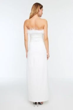 Trendyol Vrouwen Standaard Mouw Strapless Bodycon Avond- & Galajurk -Trendsyol Winkel 800x1200 97