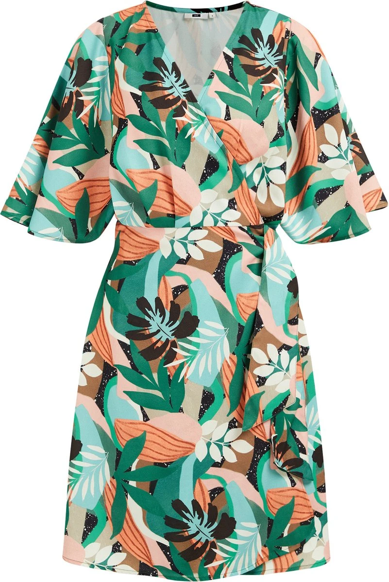 WE Fashion Dames Overslagjurk 3 WE Fashion Dames Overslagjurk