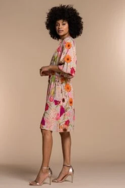 Geisha Dress 37137-20 Sand/Pink Combi 21 Geisha Dress 37137-20 Sand/Pink Combi -Trendsyol Winkel 801x1200 22