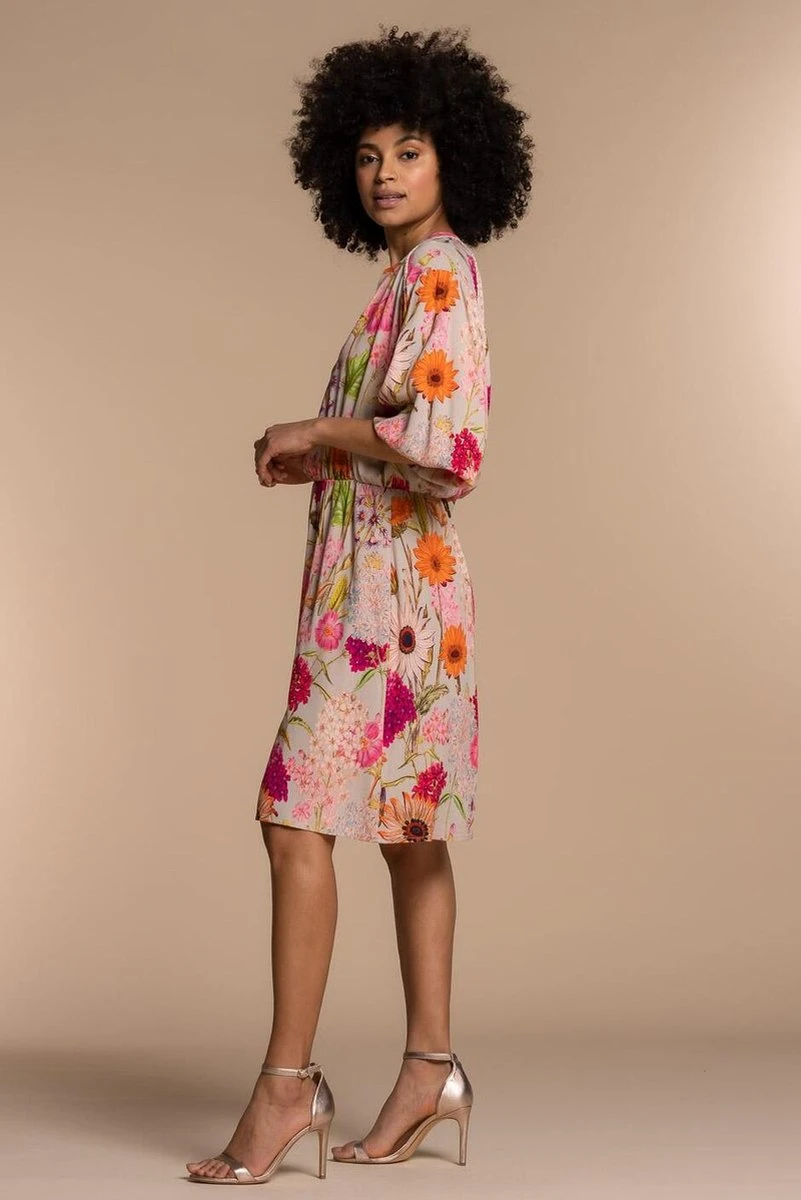 Geisha Dress 37137-20 Sand/Pink Combi 7 Geisha Dress 37137-20 Sand/Pink Combi - Afbeelding 5