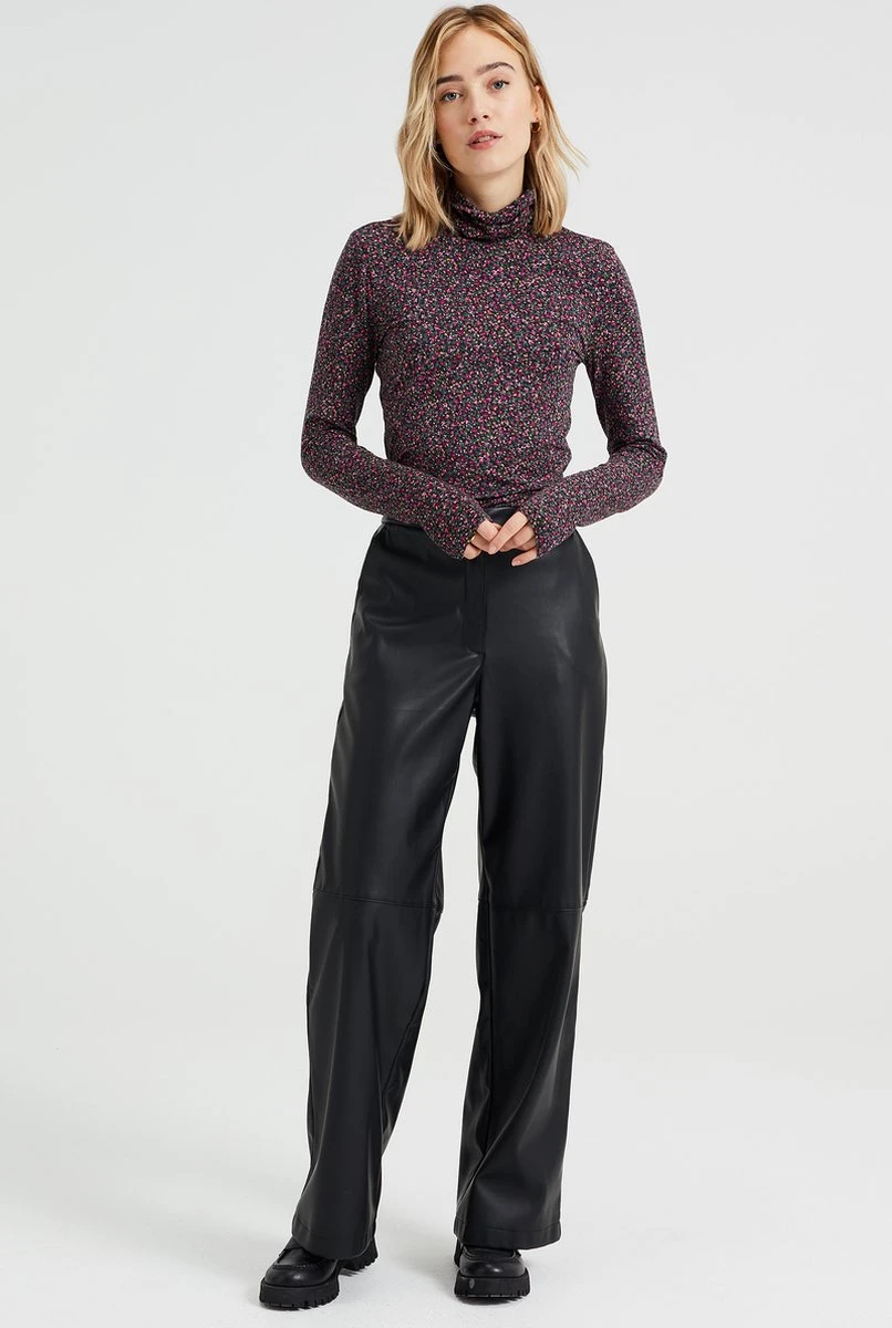 WE Fashion Dames T-shirt Met Dessin 4 WE Fashion Dames T-shirt Met Dessin - Afbeelding 2