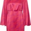 Vero Moda VMKYPRA LS MINI DRESS WVN Dames Jurk Love Potion - Maat XXL