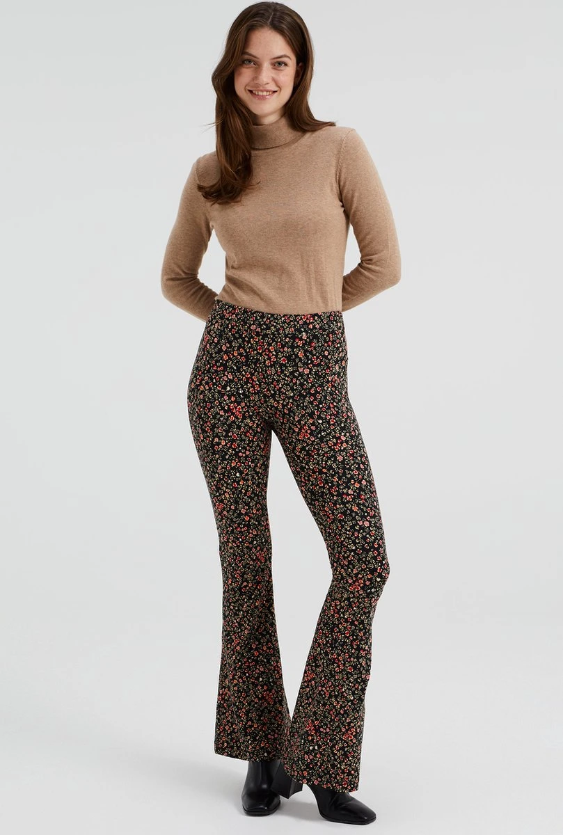 WE Fashion Meisjes Flared Legging Met Dessin 4 WE Fashion Meisjes Flared Legging Met Dessin - Afbeelding 2