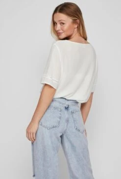 Vila - 14079565 - VIMESA DETAIL V-NECK S/S TOP/SU -Trendsyol Winkel 810x1200 6