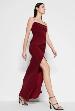 Trendyol Vrouwen Standaard Mouw Vierkante Kraag Verschuiving Avond- & Galajurk -Trendsyol Winkel 811x1200 5