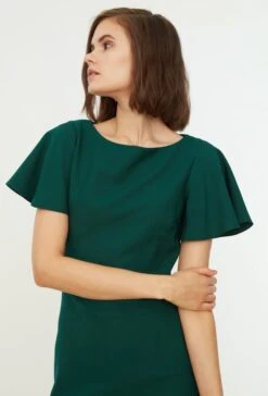 Trendyol Vrouwen Fluit Mouw Boothals Omslag Jurk 19 Trendyol Vrouwen Fluit Mouw Boothals Omslag Jurk -Trendsyol Winkel 814x1200 4