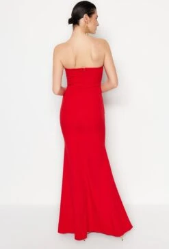 Trendyol Vrouwen Standaard Mouw Strapless Meermin Avond- & Galajurk -Trendsyol Winkel 815x1200