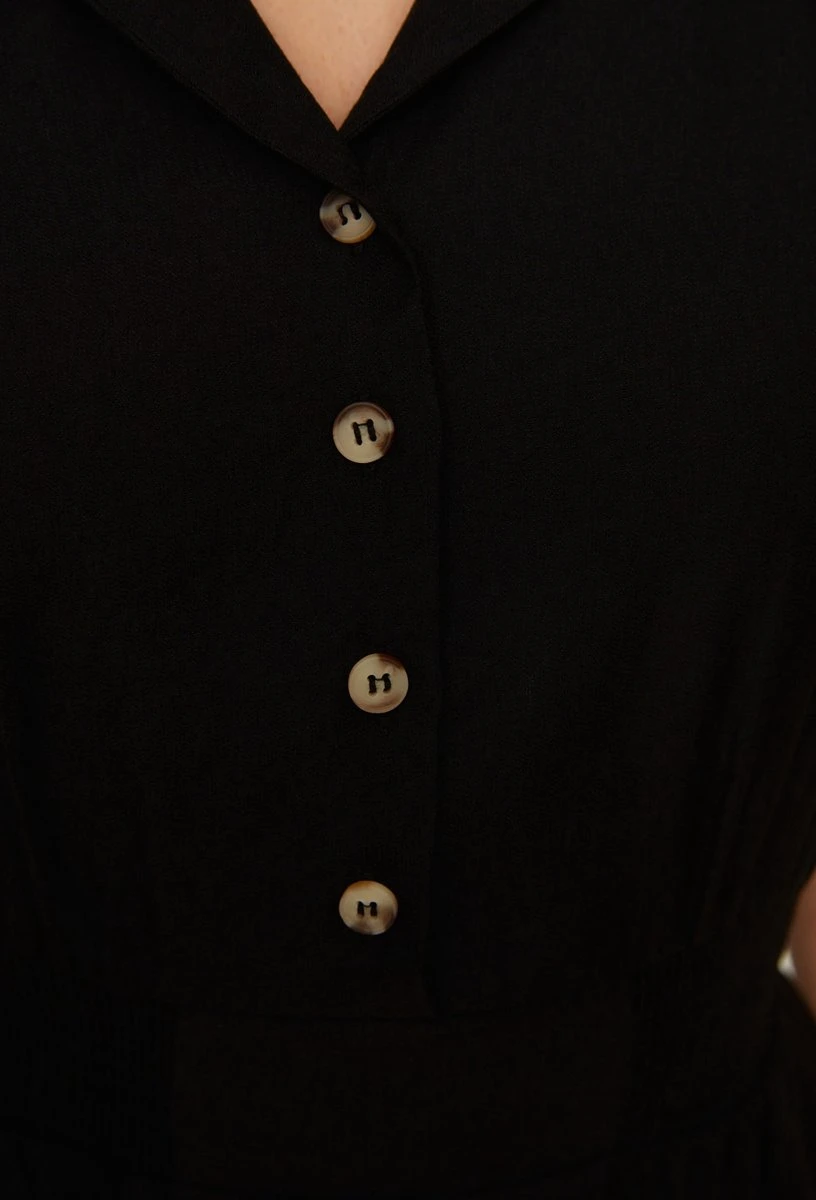 Trendyol Vrouwen Ballon Mouw Kraag Schaatser Jurk 4 Trendyol Vrouwen Ballon Mouw Kraag Schaatser Jurk - Afbeelding 2