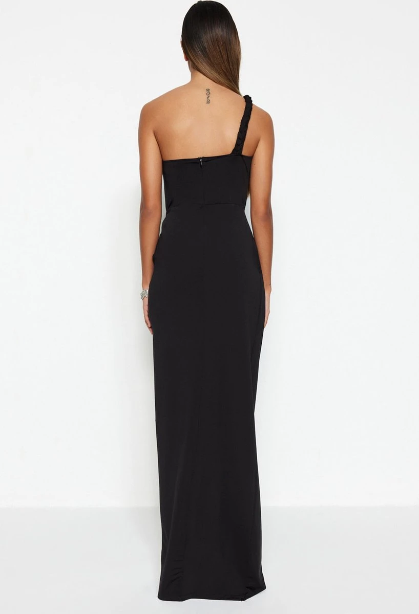 Trendyol Vrouwen Een Schouder Asymmetrische Kraag Omslag Avond- & Galajurk 10 Trendyol Vrouwen Een Schouder Asymmetrische Kraag Omslag Avond- & Galajurk - Afbeelding 8