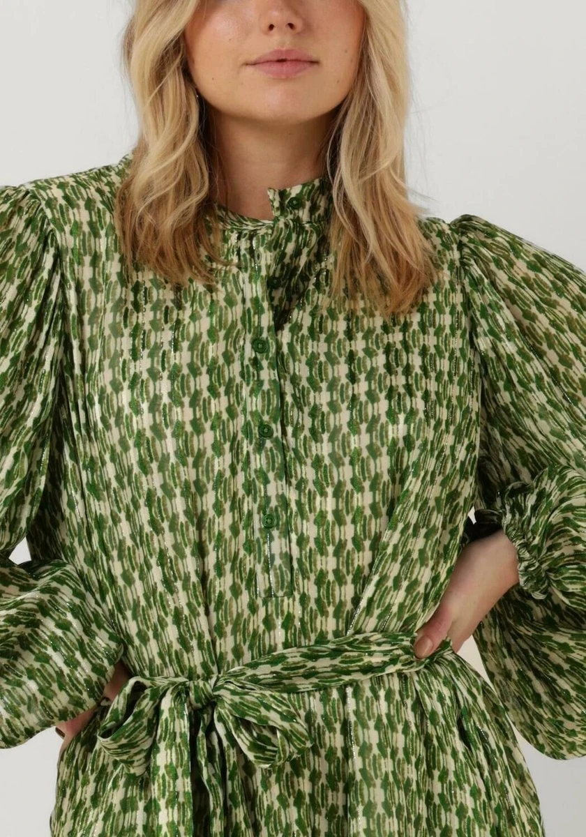 Notre-V Nv-blair Mini Dress Jurken Dames - Rok - Jurk - Groen - Maat M 7 Notre-V Nv-blair Mini Dress Jurken Dames - Rok - Jurk - Groen - Maat M - Afbeelding 5