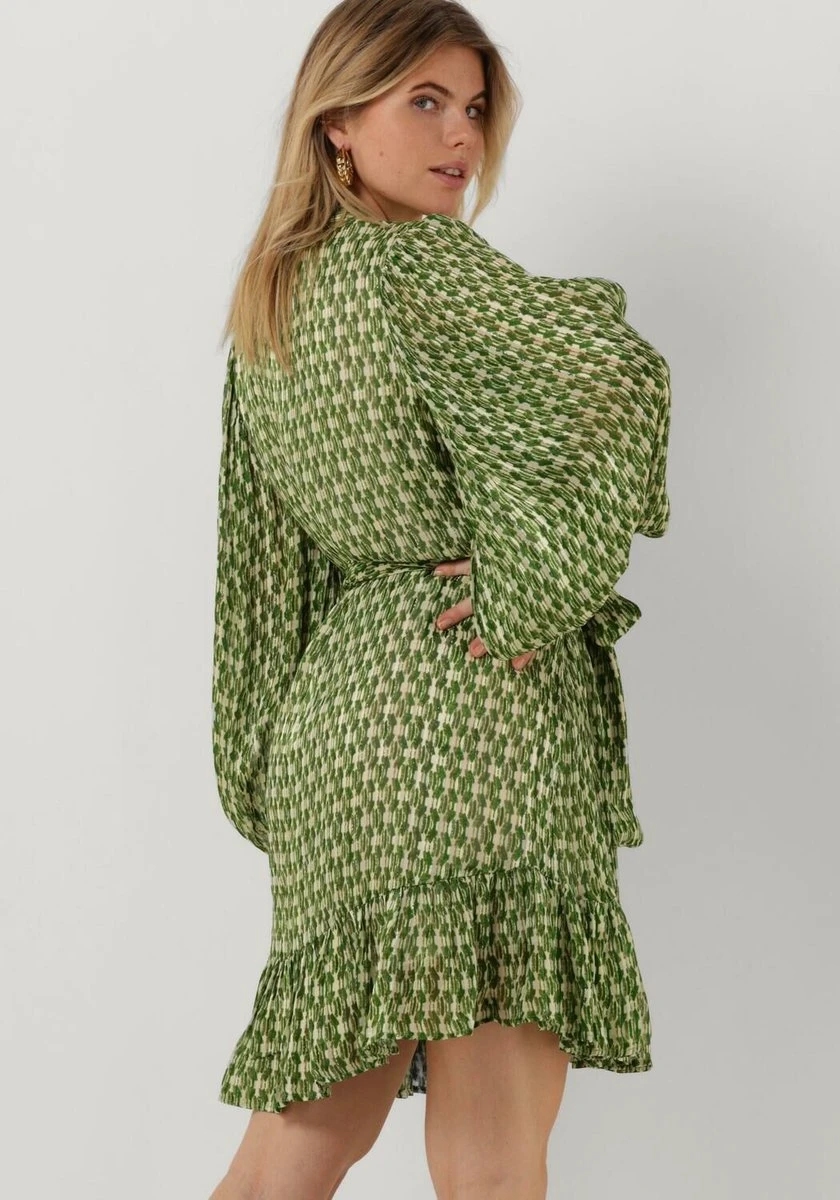 Notre-V Nv-blair Mini Dress Jurken Dames - Rok - Jurk - Groen - Maat M 10 Notre-V Nv-blair Mini Dress Jurken Dames - Rok - Jurk - Groen - Maat M - Afbeelding 8