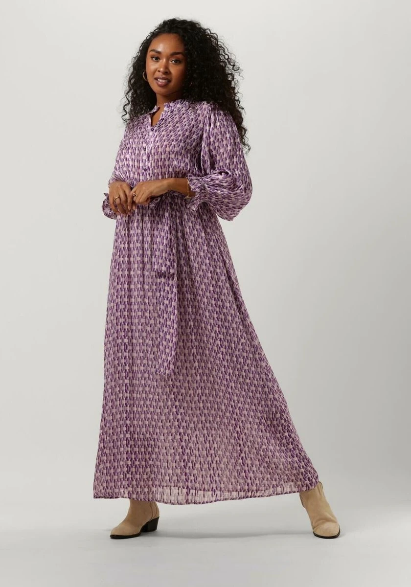 Notre-V Nv-balix Maxi Dress Jurken Dames - Rok - Jurk - Paars - Maat M 3 Notre-V Nv-balix Maxi Dress Jurken Dames - Rok - Jurk - Paars - Maat M