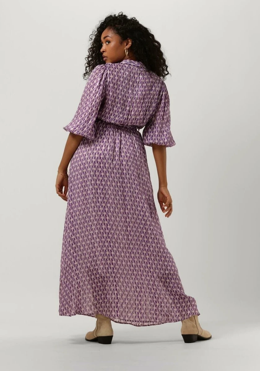 Notre-V Nv-balix Maxi Dress Jurken Dames - Rok - Jurk - Paars - Maat M 4 Notre-V Nv-balix Maxi Dress Jurken Dames - Rok - Jurk - Paars - Maat M - Afbeelding 2