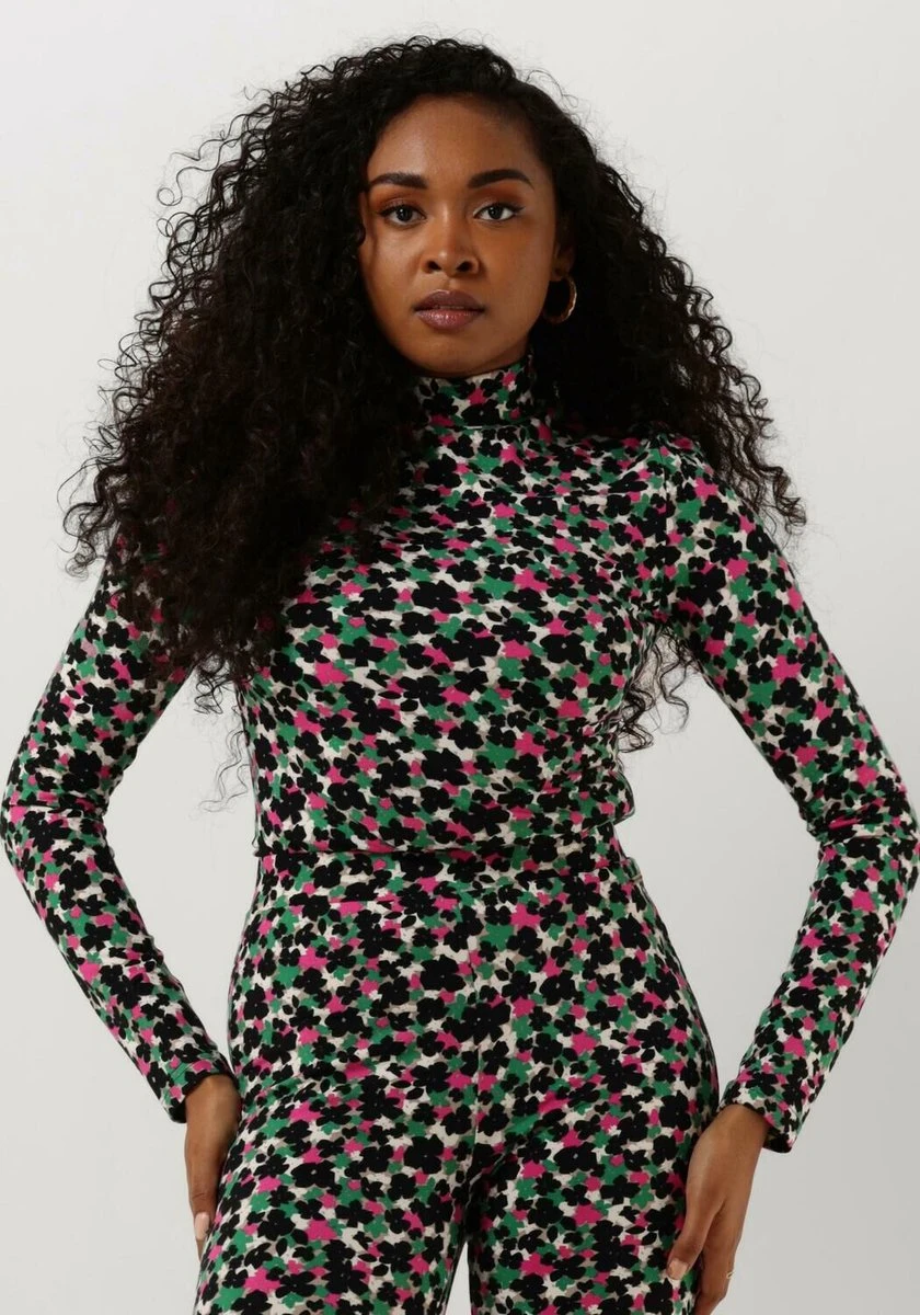 Colourful Rebel Neyo Cute Flower Peached Turtleneck Top - L 12 Colourful Rebel Neyo Cute Flower Peached Turtleneck Top - L - Afbeelding 11