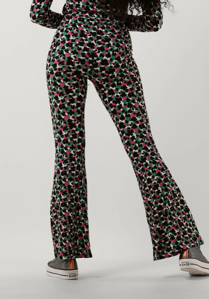 Colourful Rebel Cute Flower Peached Extra Flare Pants- Maat XL 9 Colourful Rebel Cute Flower Peached Extra Flare Pants- Maat XL - Afbeelding 7