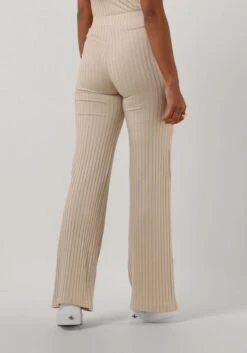 Calvin Klein Elongated Rib Pants Broeken & Jumpsuits Dames - Jeans - Broekpak - Beige - Maat M -Trendsyol Winkel 840x1200 81