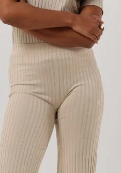 Calvin Klein Elongated Rib Pants Broeken & Jumpsuits Dames - Jeans - Broekpak - Beige - Maat M -Trendsyol Winkel 840x1200 82
