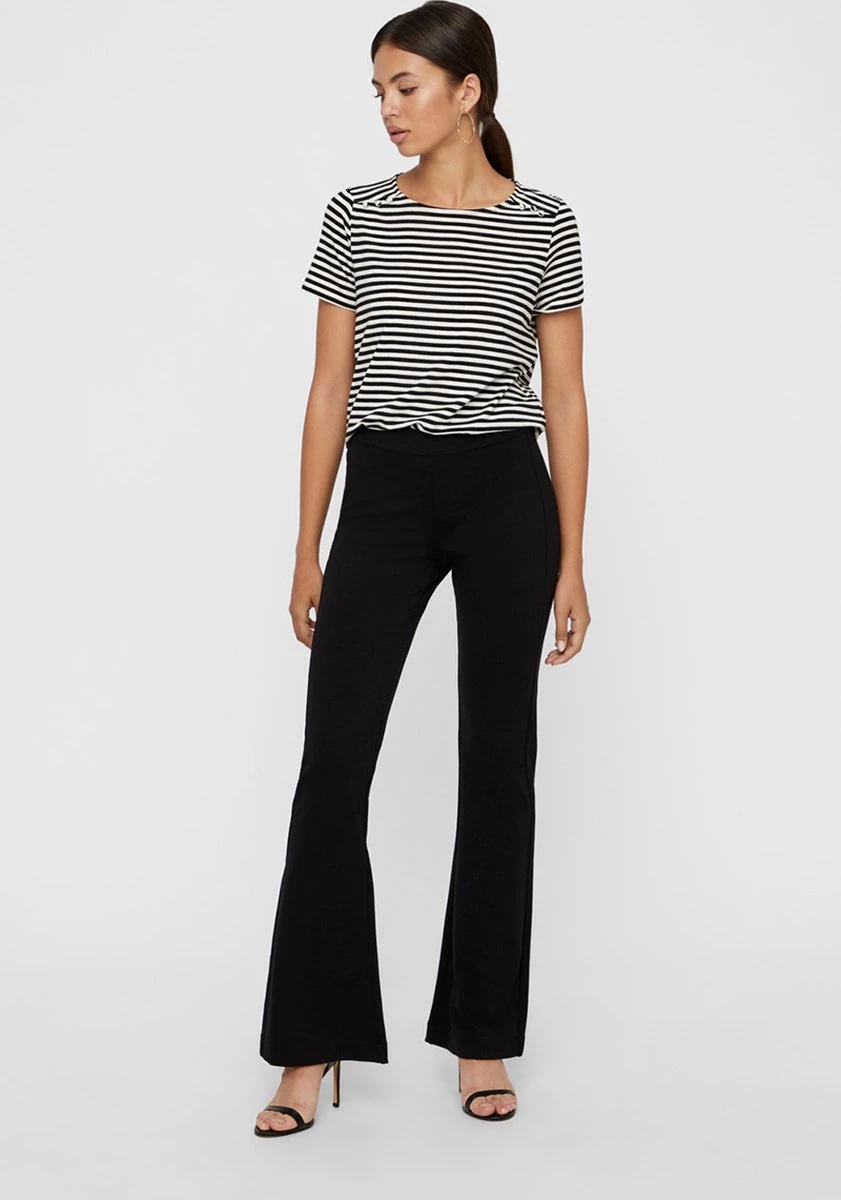 Vero Moda Broek Vmkamma Nw Flared Jersey Pant Noos 10209858 Black Dames Maat - W34 X L34 8 Vero Moda Broek Vmkamma Nw Flared Jersey Pant Noos 10209858 Black Dames Maat - W34 X L34 - Afbeelding 6