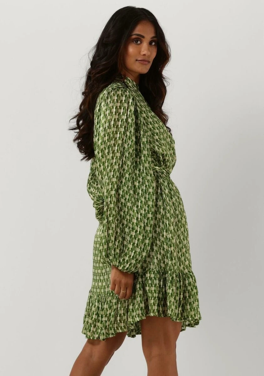 Notre-V Nv-blair Mini Dress Jurken Dames - Rok - Jurk - Groen - Maat M 5 Notre-V Nv-blair Mini Dress Jurken Dames - Rok - Jurk - Groen - Maat M - Afbeelding 3