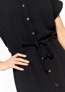 LOLALIZA Maxi Hemdjurk - Zwart - Maat 44 -Trendsyol Winkel 846x1200 17