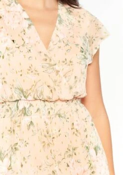 LOLALIZA Wikkeljurk Met Bloemenprint - Nude - Maat 46 7 LOLALIZA Wikkeljurk Met Bloemenprint - Nude - Maat 46 -Trendsyol Winkel 846x1200 26